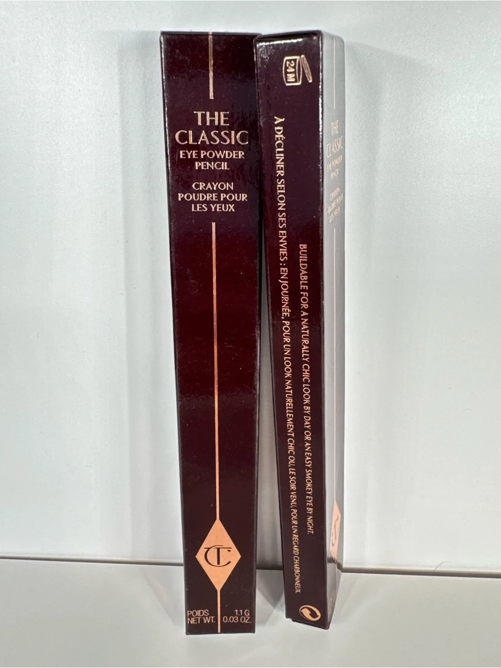 Charlotte Tilbury The Classic Eye Powder Pencil Shimmering Brown NEW Full Size